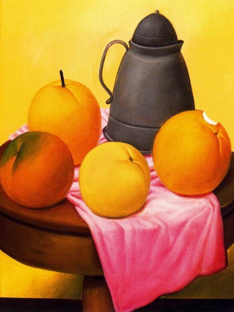 Fernando Botero Naturaleza muerta con frutas